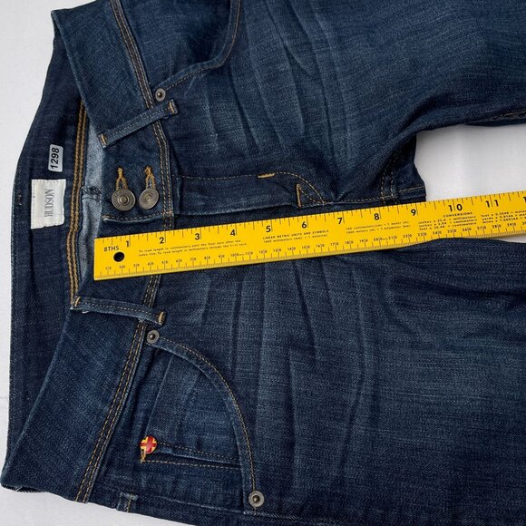 Hudson Collin‎ Skinny Jeans Flap Pocket Dark Wash Denim Low Rise Womens 27 - Picture 11 of 15